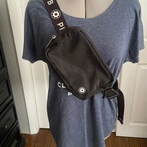 Club Pilates - Black Crossbody Bag